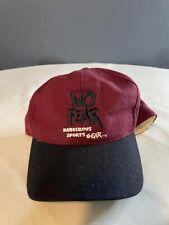 VINTAGE NO FEAR Dangerous Sports Gear Snapback Hat Cap Adjustable 