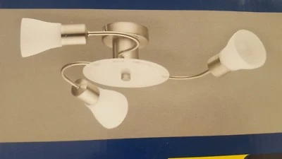 Led Deckenleuchte EDI LIGHT -Echtglass Weiss  neu OVP - Bild 1 von 2