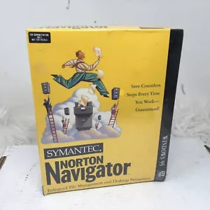 Vintage Symantec Norton Navigator for Windows 95 Sealed - Picture 1 of 7