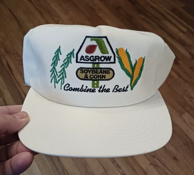 De colección Asgrow Seed Corn "Combine the Best" Trucker Hat Snapback Cap Foto 1 de 4