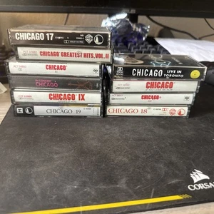CHICAGO OMEGA LOT: 10 TAPES, 4 UNPLAYED, 6 TESTED AND WORKING SEE DESCRIP LIST. - Picture 1 of 19