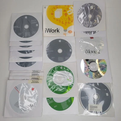 Apple MAC OS X Install Disc Lot G4, iLife, iMovie, OS 09, Mighty Mouse, iWork  - Image 1 of 4