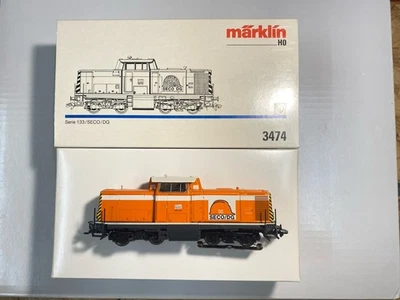 H0 Märklin 3474 Serie 133 Seco V100 212 Diesellok OVP Delta Digital AC - Bild 1 von 4