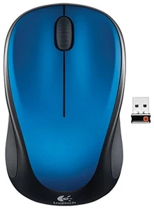 Logitech Wireless USB Maus M317 Blau M325 Sehr Gut - Bild 1 von 3