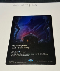 Magic the Gathering MTG Watery Grave x1 Rare B'less FOIL Card NM/M - Picture 1 of 4