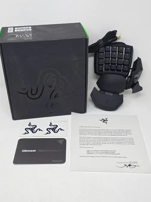 Razer Orbweaver Chroma Stealth Adjustable Mechanical Gaming Keypad Orange Switch - Image 1 of 4