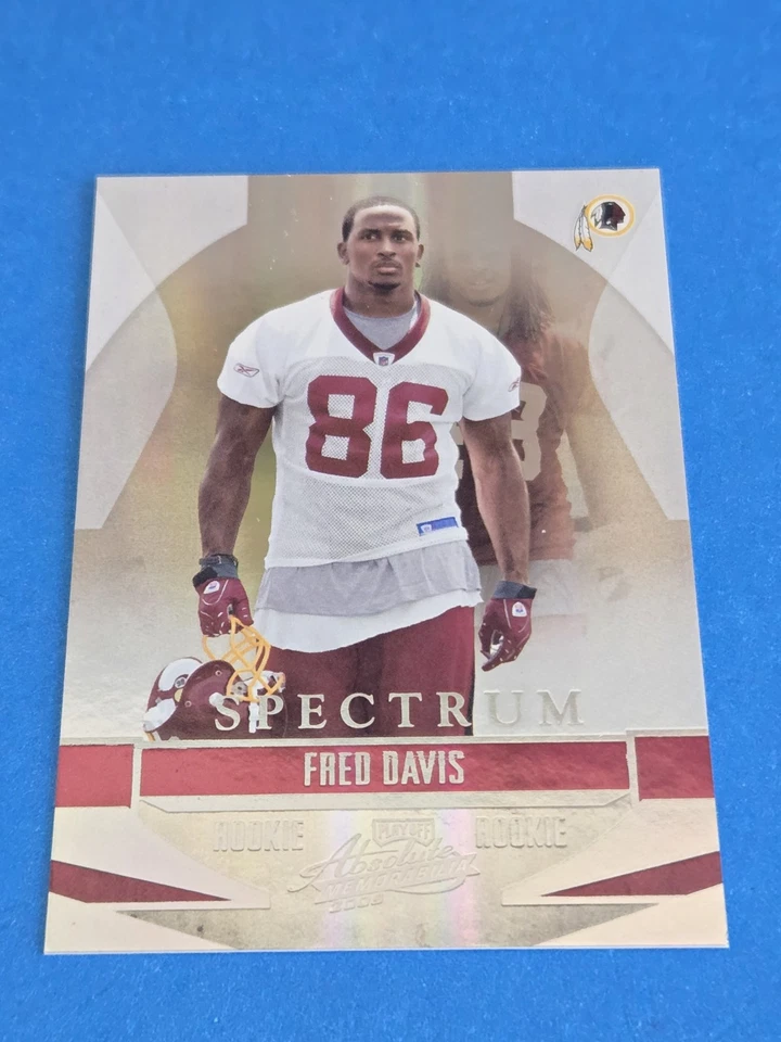 FRED DAVIS -  2008 PLAYOFF ABSOLUTE MEMORABILIA ROOKIE CARDD #183 SPECTRUM /100 - Image 1 of 2