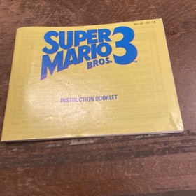 Super Mario Bros. 3 Manual Only NES Nintendo