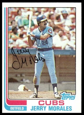 1982 Topps #33 Jerry Morales Chicago Cubs - Image 1 of 2