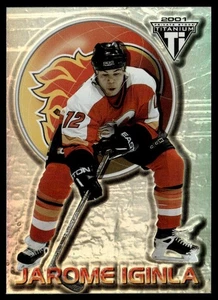 2001-02 Pacific Private Stock Titanium Jarome Iginla Calgary Flames #11 - Picture 1 of 2