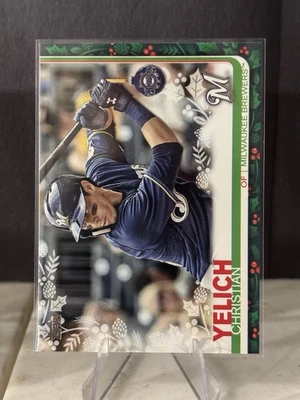 2019 Topps Holiday - Christian Yelich #HW72 - Image 1 of 2