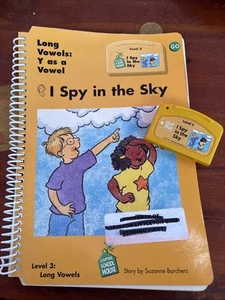 Leap Frog School House Long Vowels: I Spy In The Sky Book & Cartridge - Picture 1 of 4