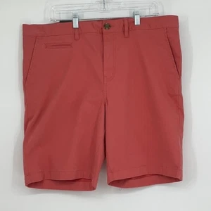 14th & Union Slim Fit Men’s Shorts 38W Coral Red NWT Summer Casual Chino - Picture 1 of 7
