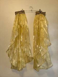 Goddess Veiled Arm Sleeves For Costume Gold  For Arm Women/junior Size - Picture 1 of 6