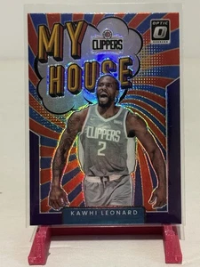 2021-22 Panini Donruss Optic - My House Kawhi Leonard #7 Purple Prizm - Picture 1 of 2