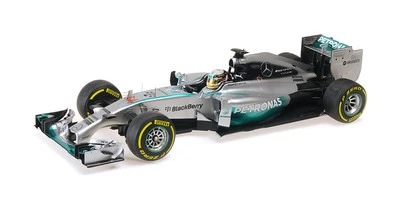 Minichamps 1:12 MERCEDES AMG W05 LEWIS HAMILTON WORLD CHAMPION 2014 CON VETRINA - Immagine 1 di 4