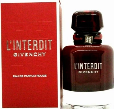 GIVENCHY L'INTERDIT ROUGE EAU DE PARFUM SPRAY PARA MUJER 2,7 OZ / 80 ml TOTALMENTE NUEVO Foto 1 de 4