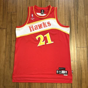 Vintage Reebok NBA Atlanta Hawks Dominique Wilkins Swingman Jersey Men's 2XL +2 - Picture 1 of 12
