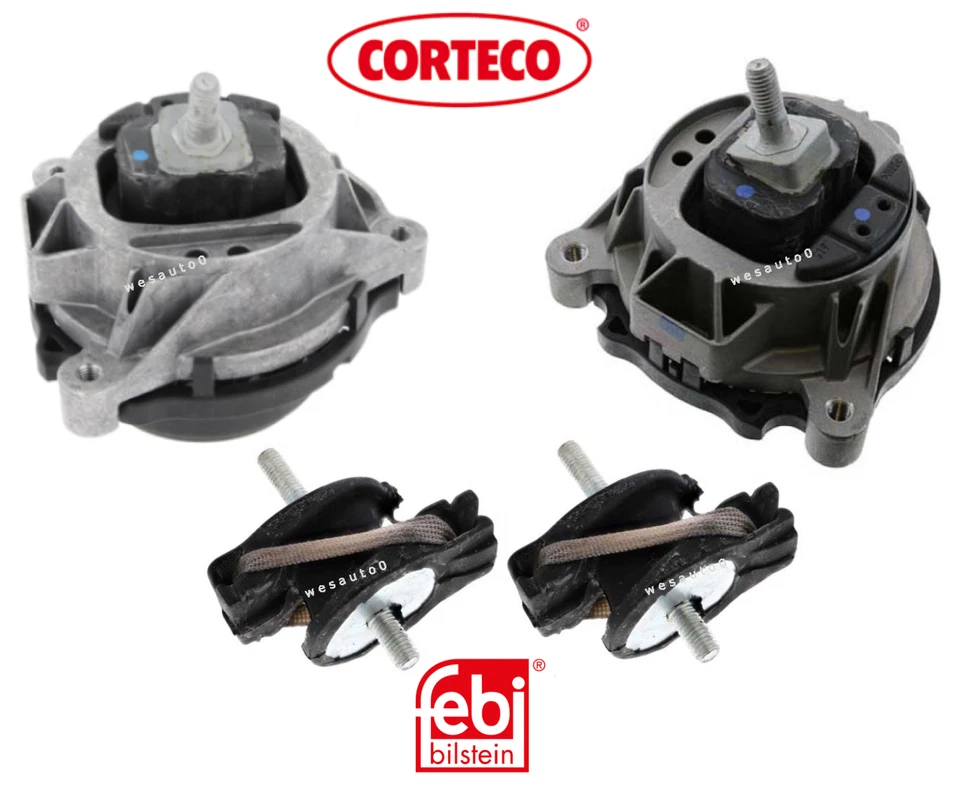 Крепление двигателя и коробки передач 4 шт от оригинального производителя для BMW 320i 328i 428i GC - Изображение 1 из 1