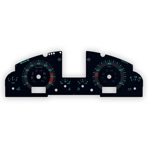 Cuadro de instrumentos Porsche Cayenne 955 957 GTS S esfera frontal 160 MPH retro - Imagen 1 de 3