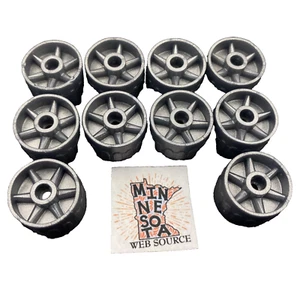 10 Knex Small 5/8" Silver Reversible Hubs - Mario Cart Micro & Standard K'nex - Picture 1 of 5