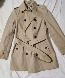 short burberry trench