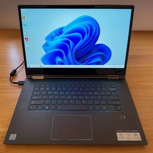 15.6" Lenovo Yoga 730 1.6GHz Intel i5 Processor 8GB Memory 256GB SSD Window 11 - Picture 1 of 11