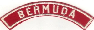 BOY SCOUT BERMUDA USA/ABR RED & WHITE HALF STRIP 1/2 RW - Picture 1 of 1