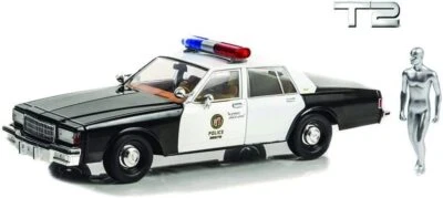 Chevrolet Caprice Police Terminator 2 Judgment Latest T2 + Figurine T1000 1/18 - Image 1 of 4