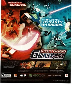 2007 Dynasty Warriors Gundam Video Game Vintage Print Ad Bandai - Picture 1 of 1