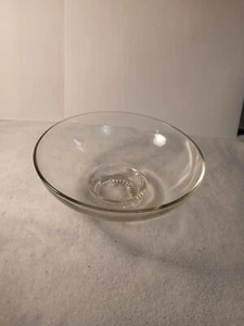Crystal Footed Glass Serving Bowl 8" Diameter - Picture 1 of 22