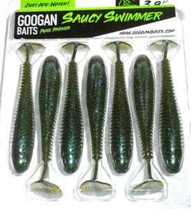 Googan Baits 3.8" Saucy Swimmer Swimbaits (Magic Shad-7 por paquete) - Imagen 1 de 3