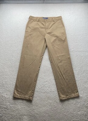 Izod American Chino Pants Mens 33x30 (Tag 32x30) Slim Fit Light Brown Casual - Image 1 of 4