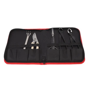 5Pcs Bonsai Tool Set Kit Carbon Steel Bonsai Scissors Rake Branch Cutter GF - Picture 1 of 24
