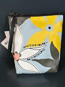 KATE SPADE NEW YORK x CLEO WADE Floral Pouch, BRAND NEW WITH TAGS, MSRP £150 - Picture 1 of 5