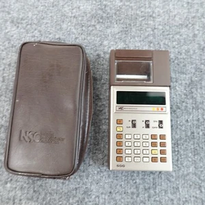 Calculator National Semiconductor Corp NS500 Printer NSC W/Case Parts Vintage - Picture 1 of 17