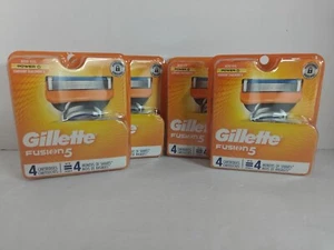 Gillette Fusion 5 Blade Refills Pack Of 4 x 4 = 16 Total Blades - Picture 1 of 3