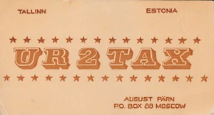 URSS, 1972, tarjeta QSL de colección - radioaficionado - Imagen 1 de 2
