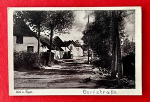 AK WIECK auf Rügen um 1930 Blick in die Dorfstrasse  ( 159664 - Bild 1 von 2