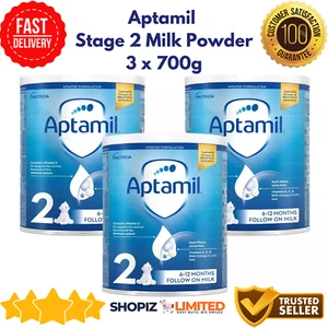 Aptamil Stage 2 Follow On baby Milk 6-12 Months Formula Powder Substitute 3x700g - Picture 1 of 3