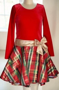 Bonnie Jean Girl's Red Drop Waist Holiday Christmas Dress Muti Size 10 NWT - Picture 1 of 4
