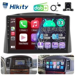 DAB+ 4+64GB Carplay Android13 Radio GPS Navi Für Jeep Grand Cherokee WH,WK 05-07 - Bild 1 von 15