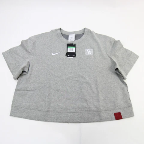 USC Trojans Nike Short Sleeve Shirt Women's Gray New Cover