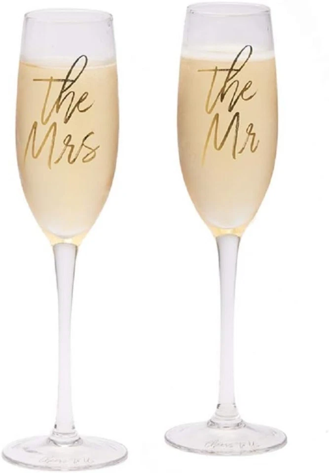 The Mr. & The Mrs. Toasting Flutes Set - Изображение 1 из 1