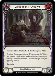 Oath of the Arknight (blau) [U-ARC093] (Arcane Rising Unlimited) Unlimited Rainb - Bild 1 von 11