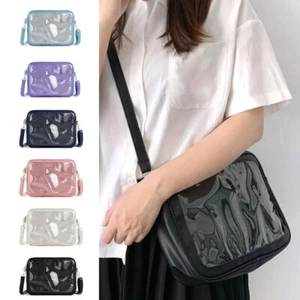 Women Transparent Crossbody Bag Student JK Shoulder Bag-Lolita Ita Messenger Bag - Picture 1 of 14