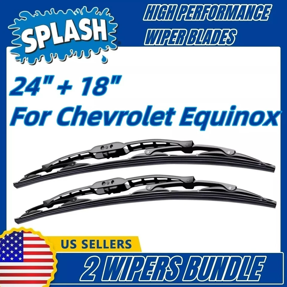 Wipers 2-Pack Premium Beam Wiper Blades fits 2018+ Chevrolet Equinox - 19240/180 - Image 1 of 4