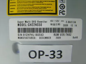 LG GH22NS50 Graveur De DVD Lecteur PC Ordinateur #OP-33 - Photo 1/3