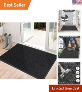 Front Door Mat, Heavy Duty Durable Welcome Mat for Outdoor Indoor, Dirt Trapp... - Picture 1 of 10
