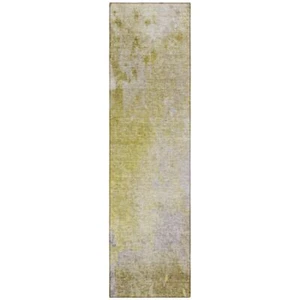 Addison s Chantille ACN562 Gold 2'3" x 7'6" Indoor Outdoor Hallway Runner - Picture 1 of 5
